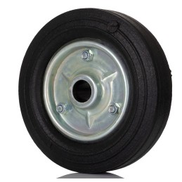 1 pcs - Guitel Hervieu Rubber Trolley Wheel, 250kg