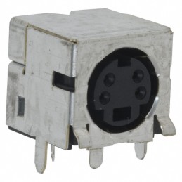 10 pcs : 5750069-1 - CONN RCPT FMALE MINI DIN 4P SLDR