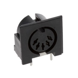 10 pcs : KCDX-5S-N - CONN RCPT FMALE MINI DIN 5P SLDR