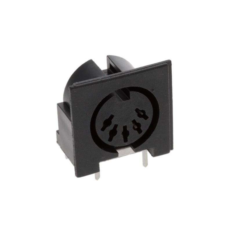 10 pcs : KCDX-5S-N - CONN RCPT FMALE MINI DIN 5P SLDR