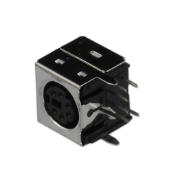 10 pcs : KMDGX-6S-BS - CONN RCPT FMALE MINI DIN 6P SLDR