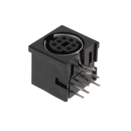 10 pcs : KMDGX-7S-N - CONN RCPT FMALE MINI DIN 7P SLDR