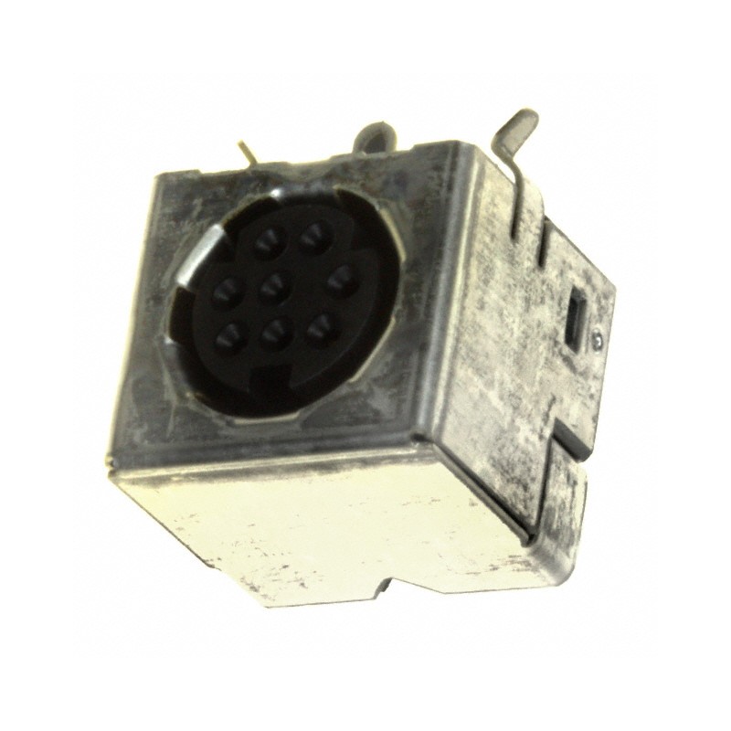 10 pcs : 1658998-1 - CONN RCPT FMALE MINI DIN 8P SLDR