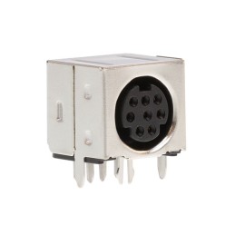 10 pcs : KMDGX-8S-BS - CONN RCPT FMALE MINI DIN 8P SLDR