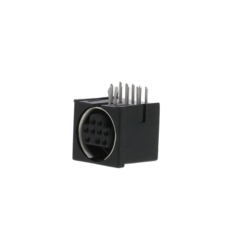 10 pcs : KMDGX-9S-N - CONN RCPT FMALE MINI DIN 9P SLDR