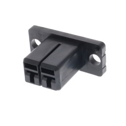 10 pcs : 292353-1 - CONN RCPT HSG 2POS BLACK PNL MNT