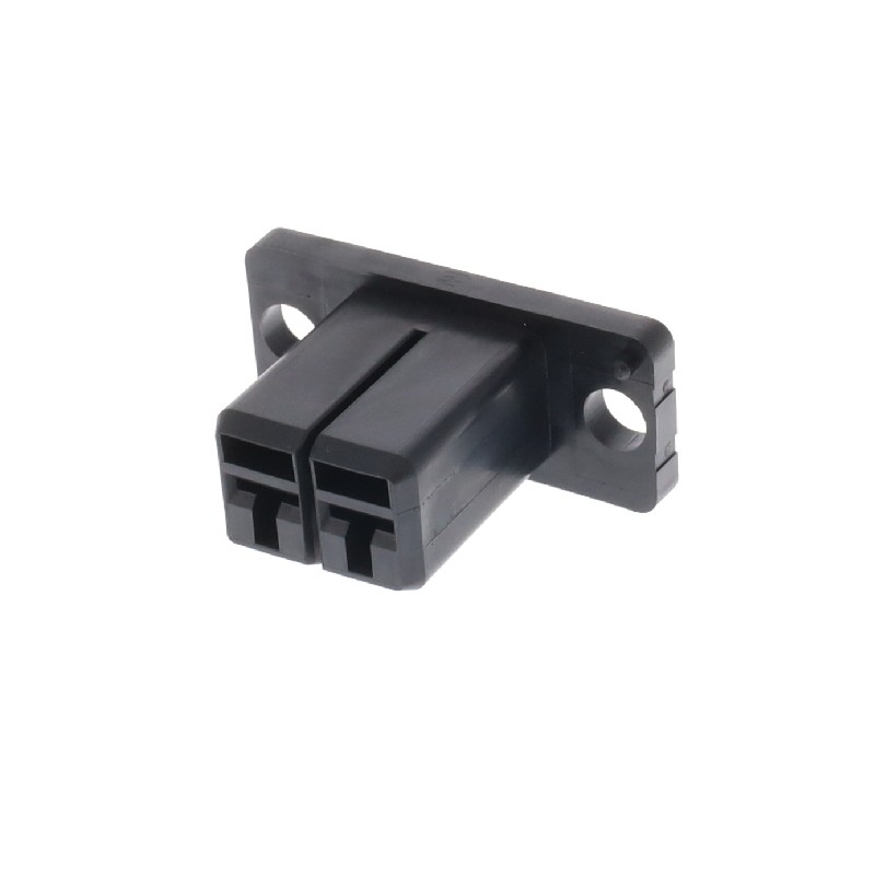 10 pcs : 292353-1 - CONN RCPT HSG 2POS BLACK PNL MNT