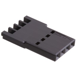 10 pcs : 0467090004 - CONN RCPT HSG 4POS BLACK IN-LINE