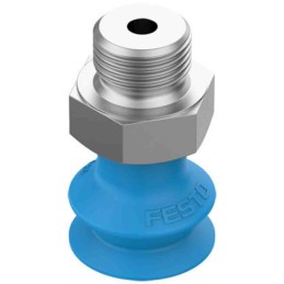 1 pcs - Festo 15mm Bellows PUR Suction Cup VASB-15-1/8-PUR-B, 1/8 in