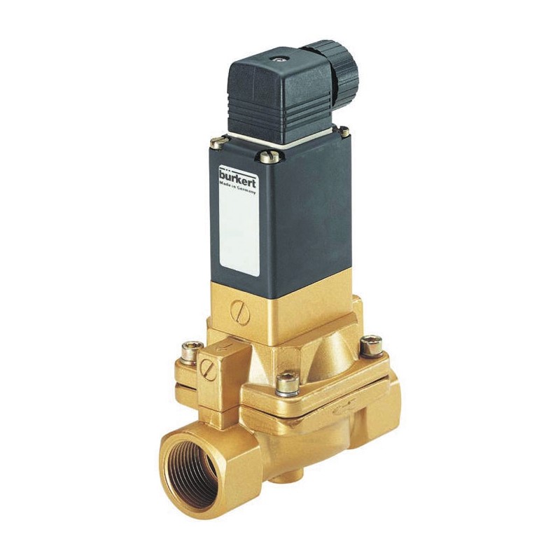 1 pcs - Burkert Solenoid Valve 134437, 2 port(s) , NC, 230 V ac, 3/4in