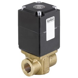 1 pcs - Burkert Proportional Solenoid Valve 239040, 2 port(s) , NC, 24 V dc, 3/8in