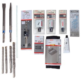 1 pcs - Bosch 230V Corded SDS Drill, Type G - British 3-Pin