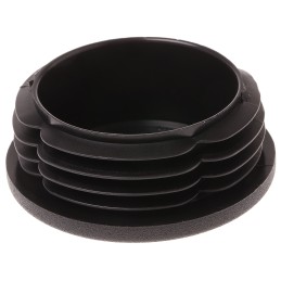 1 pcs - Rose+Krieger Black Round Tube Plug, 60 mm Strut Profile