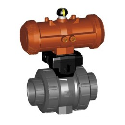 1 pcs - Georg Fischer Ball type Pneumatic Actuated Valve 50mm, 10 bar