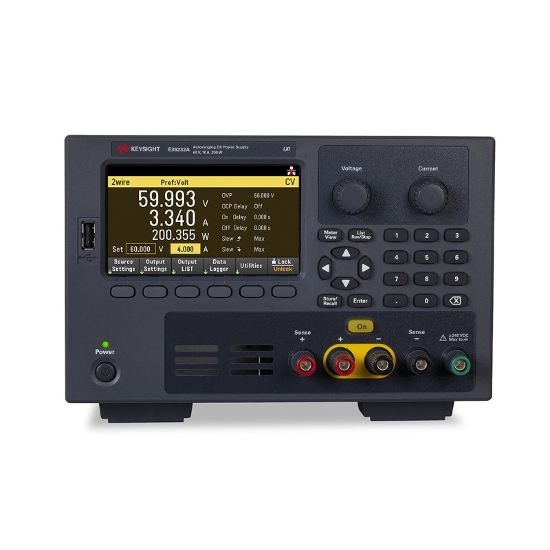 1 pcs - Keysight Technologies E36200 Series Digital Bench Power Supply, 0 - 60V dc, 0 - 10A, 1-Output, 200W -