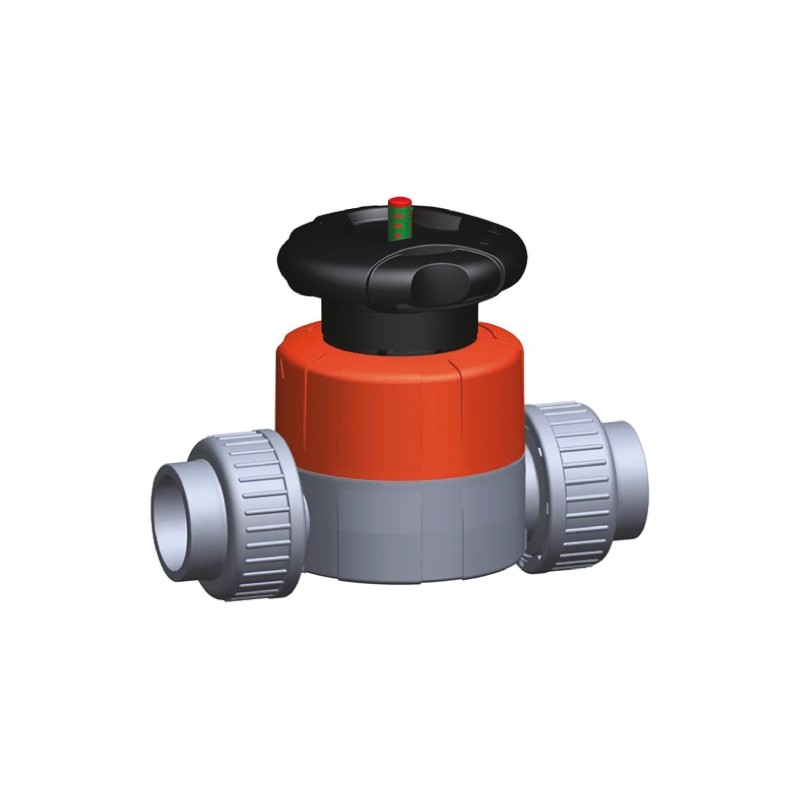 1 pcs - Georg Fischer ABS 10bar Diaphragm Valve, 29.514.510 1/2