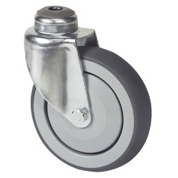 1 pcs - Tente Swivel Castor Wheel, 160kg Capacity, 125mm Wheel