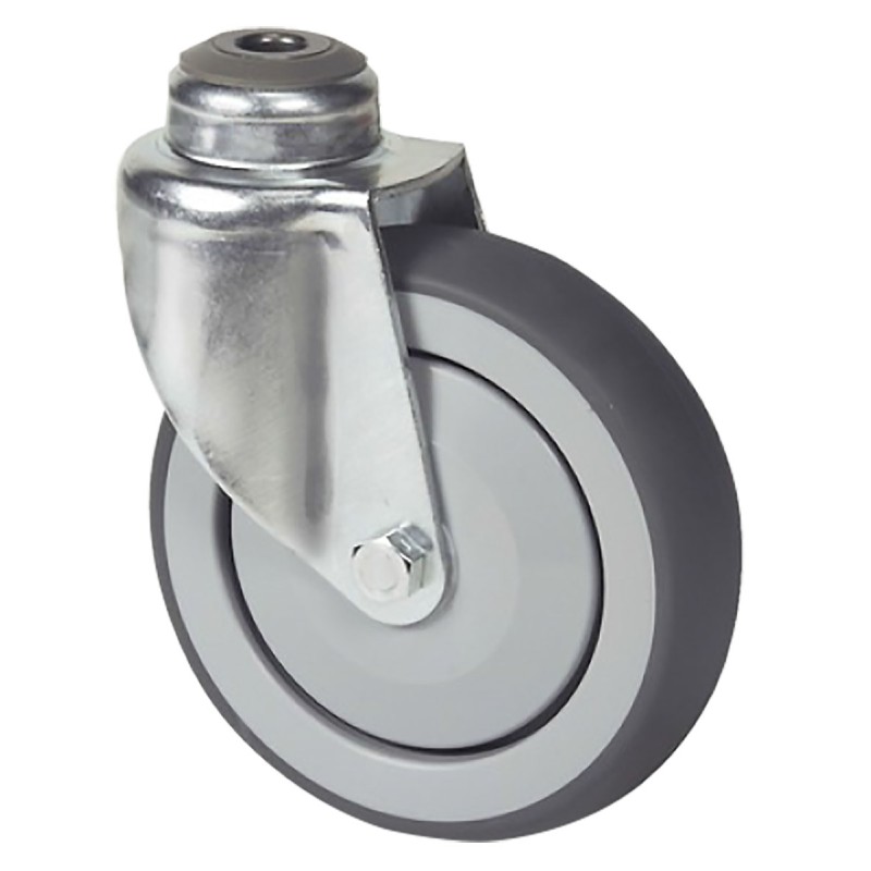 1 pcs - Tente Swivel Castor Wheel, 160kg Capacity, 125mm Wheel