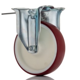 1 pcs - Tente Fixed Castor Wheel, 400kg Capacity, 125mm Wheel