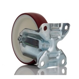 1 pcs - Tente Fixed Castor Wheel, 400kg Capacity, 125mm Wheel