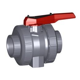 1 pcs - Georg Fischer ABS 2 Way, Ball Valve, 1 1/4in, 16bar Operating Pressure