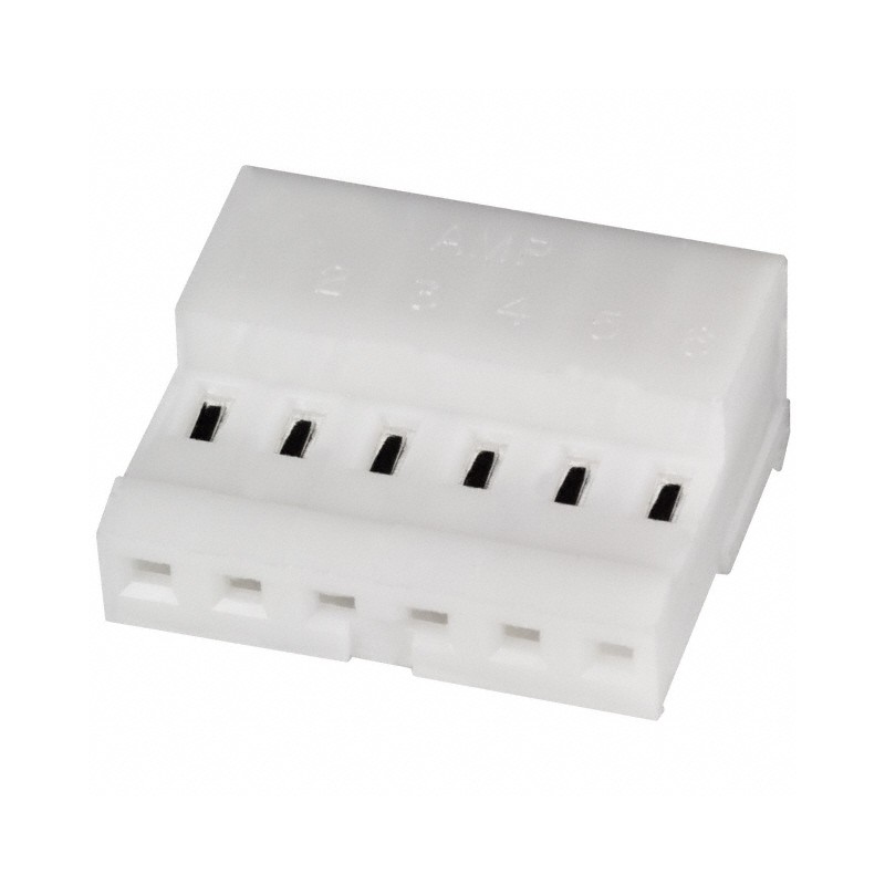 10 pcs : 3-641535-6 - CONN RCPT 6POS IDC 24AWG TIN