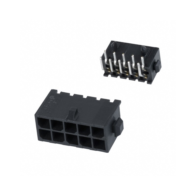 10 pcs : 4-794620-0 - CONN HEADER R/A 10POS 3MM