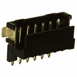 10 pcs : 292173-6 - CONN HEADER SMD R/A 6POS 2MM