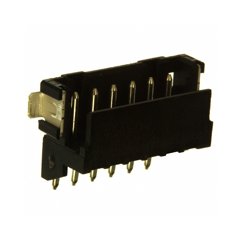 10 pcs : 292173-6 - CONN HEADER SMD R/A 6POS 2MM