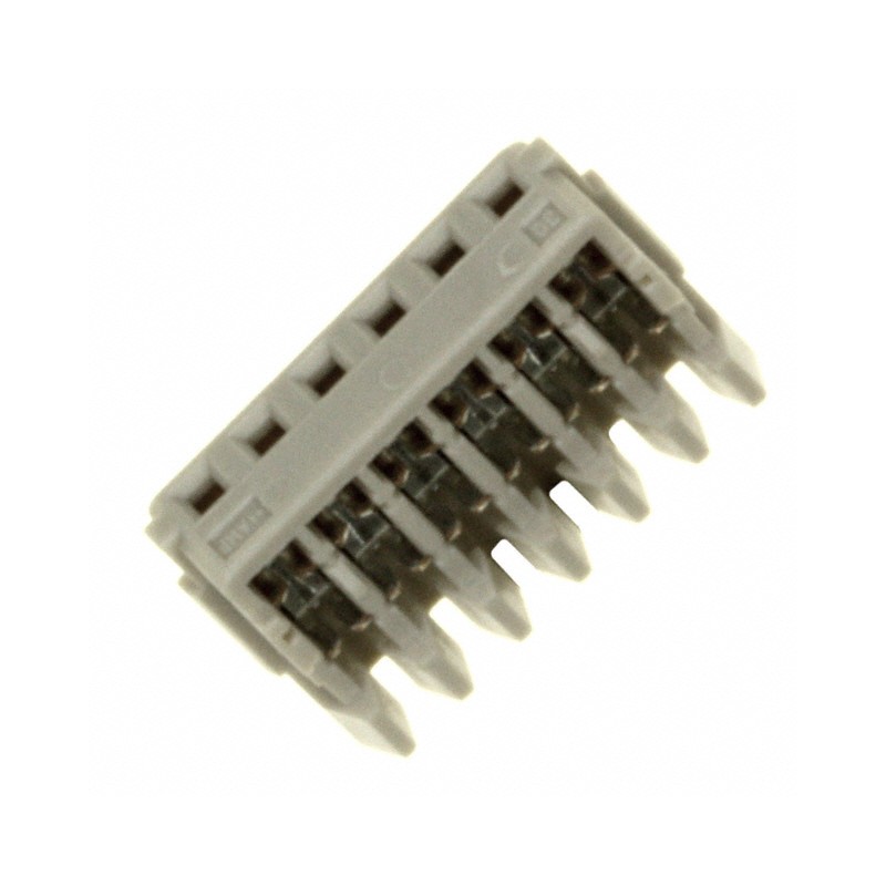 10 pcs : 353293-6 - CONN RCPT 6POS IDC 26-28AWG TIN