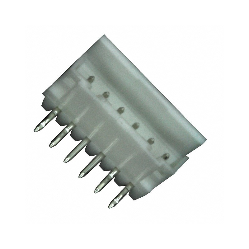 10 pcs : 292250-6 - CONN HEADER R/A 6POS 2MM
