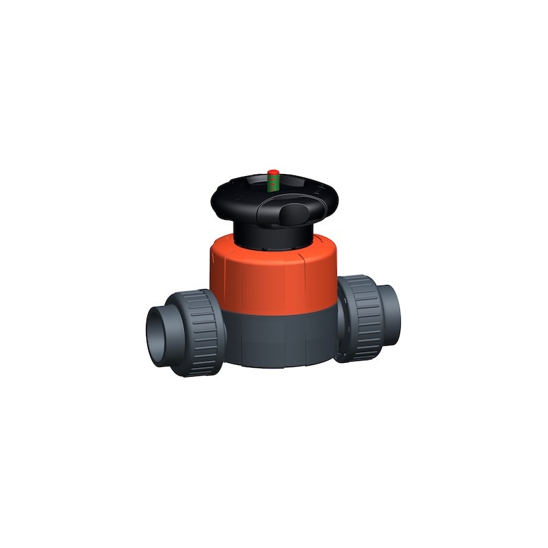 1 pcs - Georg Fischer PVC-U 10bar Diaphragm Valve, 161514516