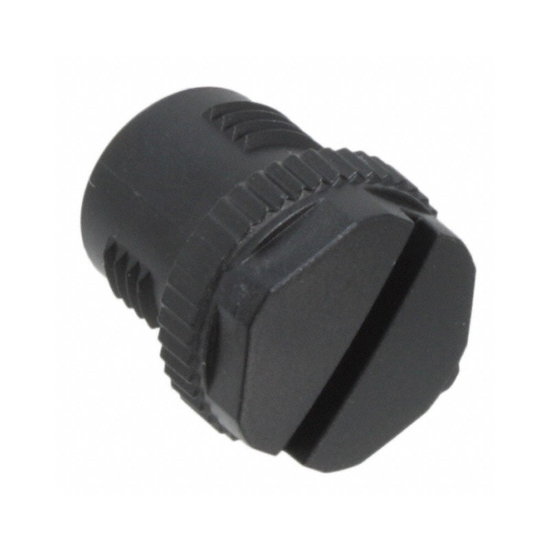10 pcs : 1553129 - CONN SCREW PLUG M12 BLACK