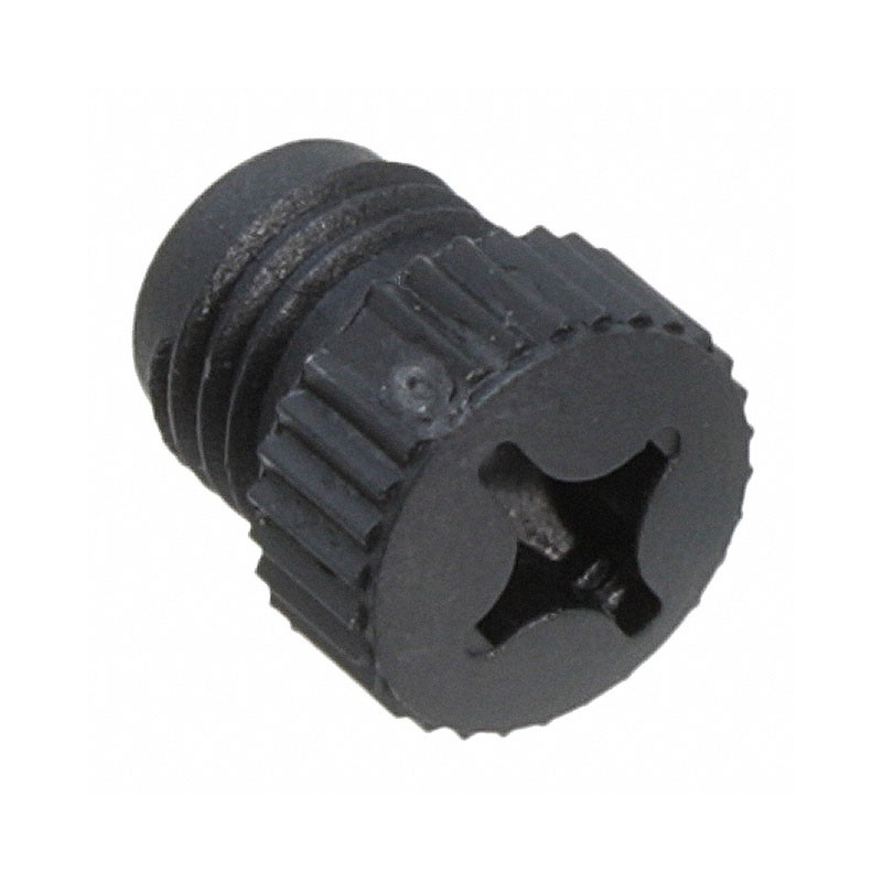 10 pcs : 1682540 - CONN SCREW PLUG M8 BLACK