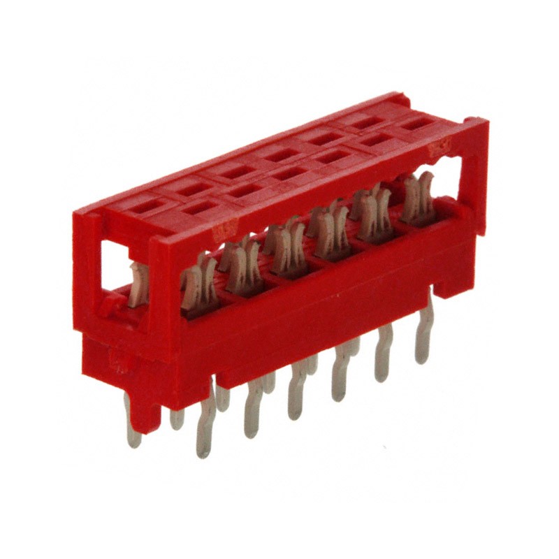 10 pcs : 8-215570-2 - CONN DIP HDR IDC 12POS 28AWG PCB