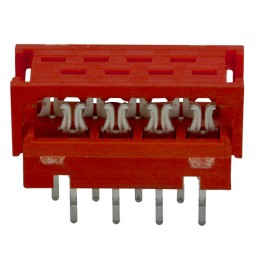 10 pcs : 7-215570-8 - CONN DIP HDR IDC 8POS 28AWG PCB