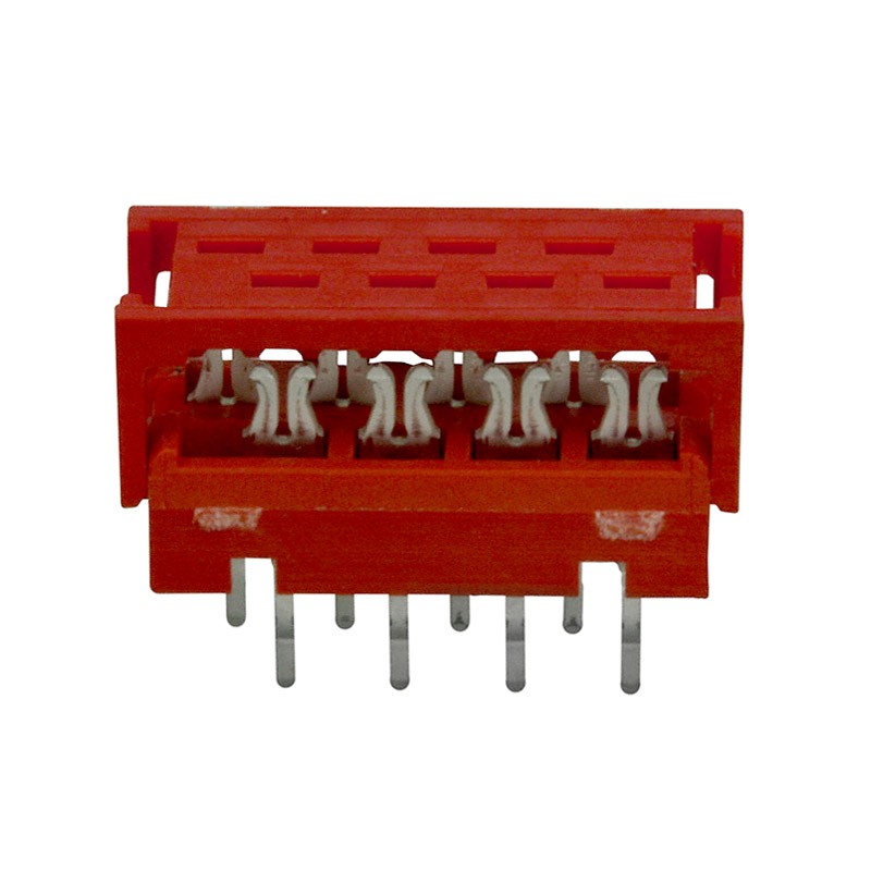 10 pcs : 7-215570-8 - CONN DIP HDR IDC 8POS 28AWG PCB