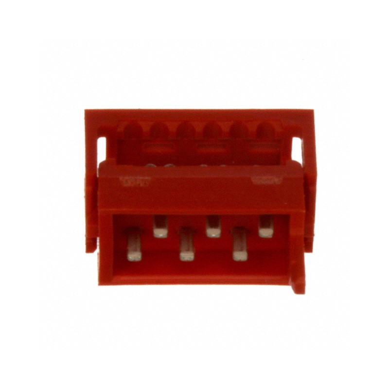 10 pcs : 7-215083-6 - CONN PLUG 6POS IDC 28AWG TIN