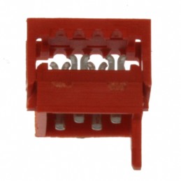 10 pcs : 7-215083-4 - CONN PLUG 4POS IDC 28AWG TIN