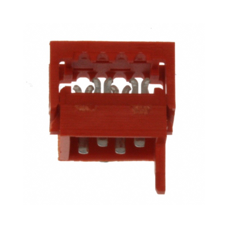 10 pcs : 7-215083-4 - CONN PLUG 4POS IDC 28AWG TIN