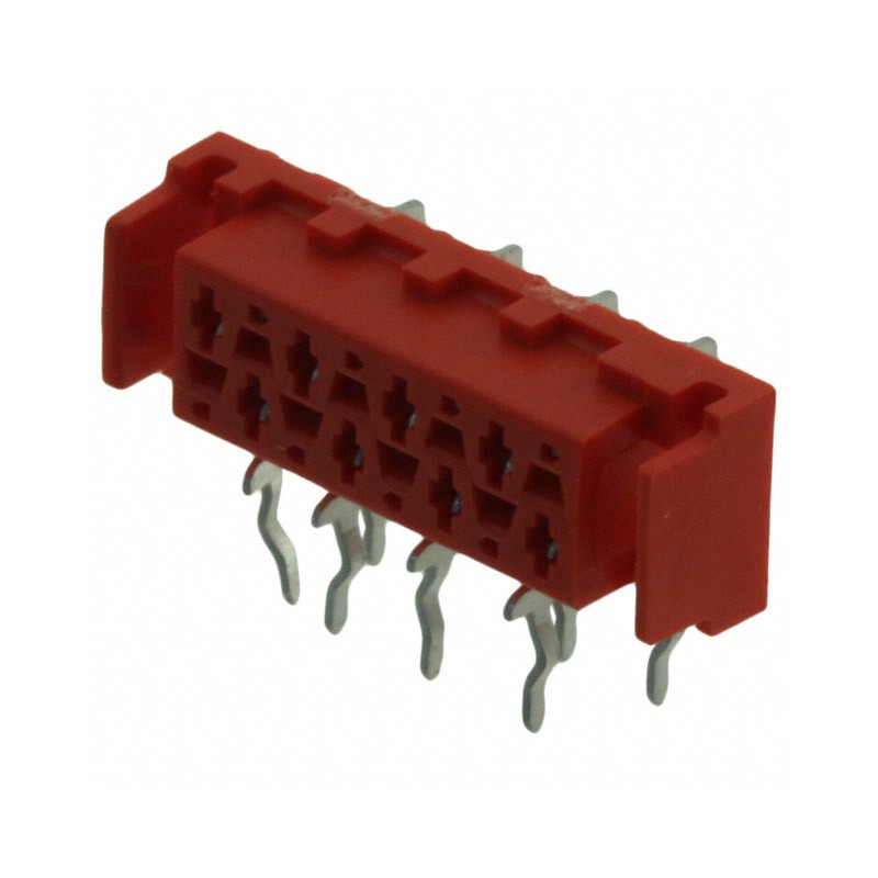 10 pcs : 338070-8 - CONN RCPT 8POS 0.1 TIN PCB R/A