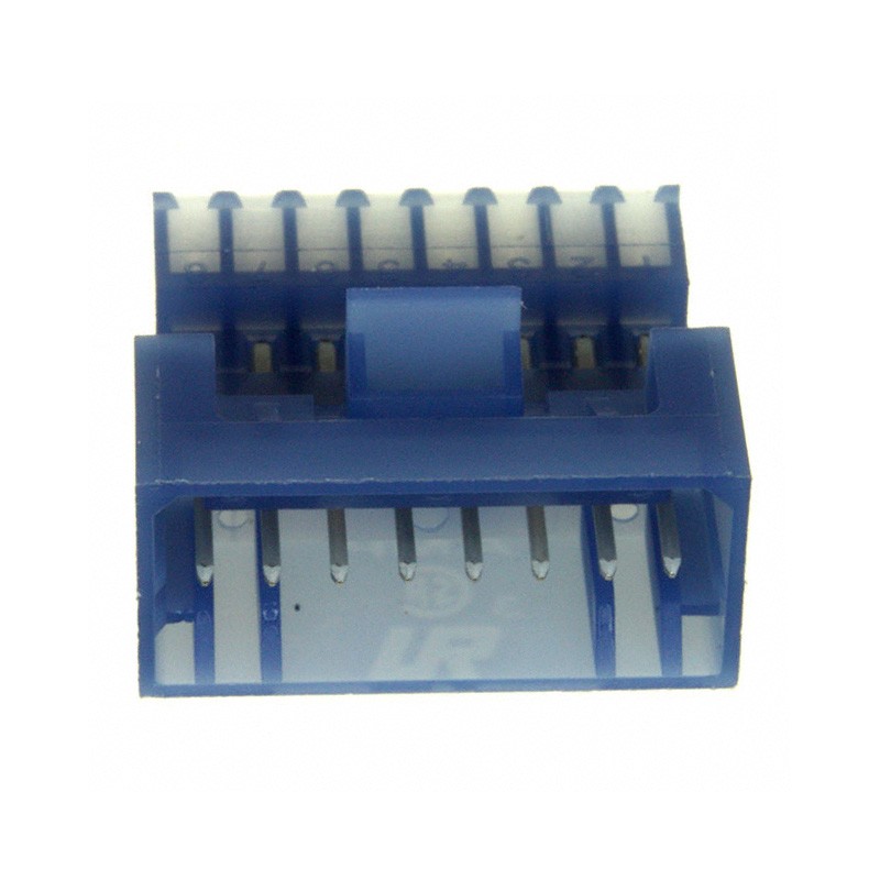 10 pcs : 3-647002-8 - CONN PLUG 8POS IDC 26AWG TIN