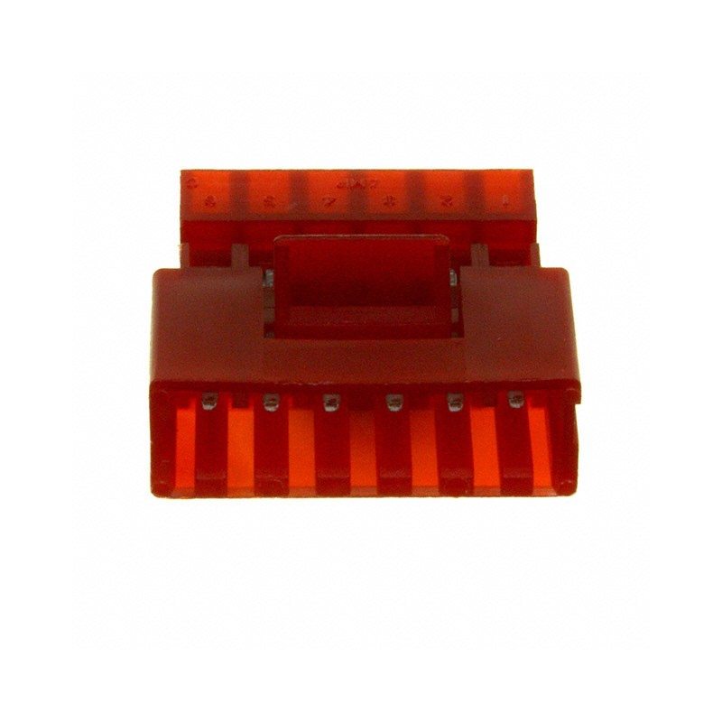 10 pcs : 3-641437-6 - CONN PLUG 6POS IDC 22AWG TIN