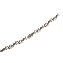 100 pcs - TE Connectivity FASTON .250 Uninsulated Female Spade Connector, Receptacle, 6.35 x 0.81mm Tab Size, 1mm² to 2.5mm²