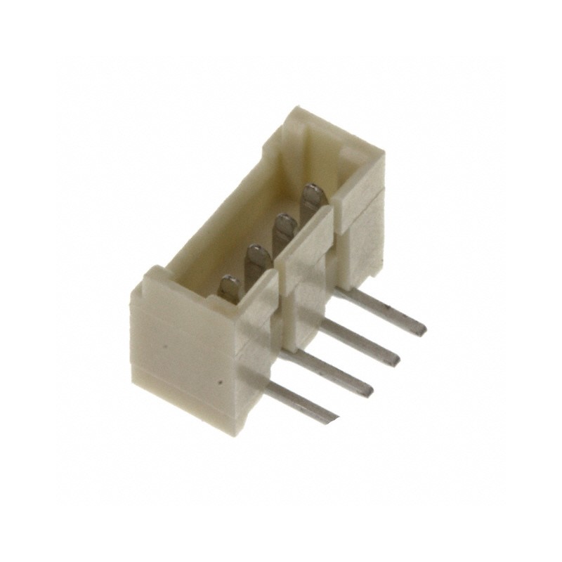 10 pcs : 1734829-4 - CONN HEADER R/A 4POS 1.25MM