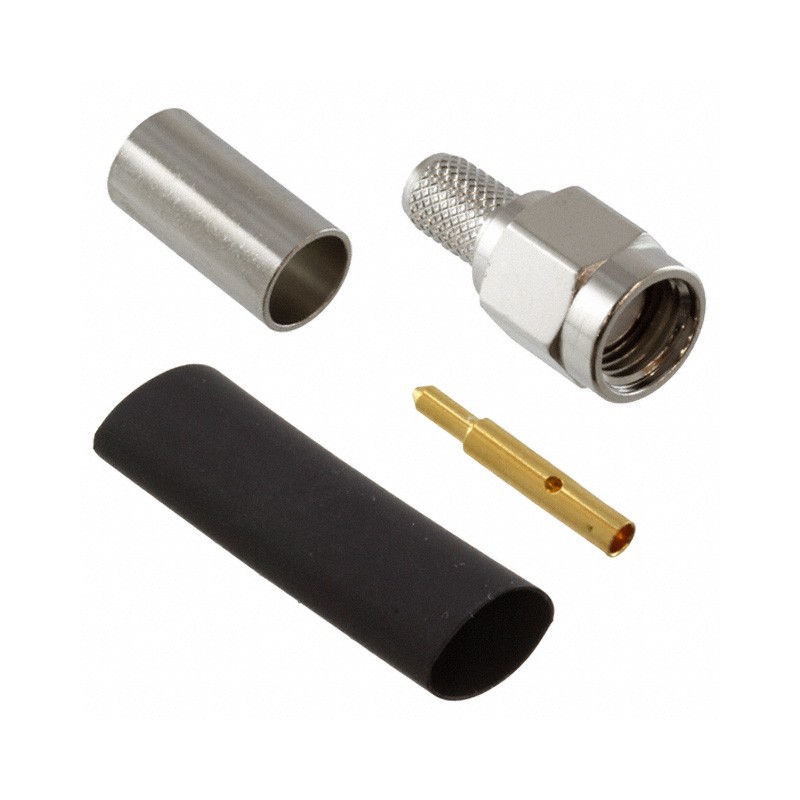 10 pcs : CONSMA007-R58 - CONN SMA PLUG STR 50 OHM SOLDER