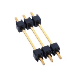 10 pcs : DW-03-10-G-S-610 - CONN HDR 3POS 0.1 STACK T/H GOLD