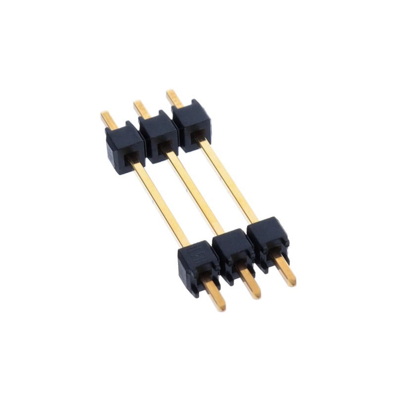 10 pcs : DW-03-10-G-S-610 - CONN HDR 3POS 0.1 STACK T/H GOLD