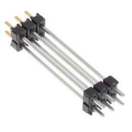 10 pcs : DW-03-13-F-D-1000 - CONN HDR 6POS 0.1 STACK T/H GOLD