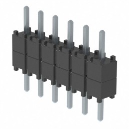 10 pcs : DW-06-07-T-S-200 - CONN HDR 6POS 0.1 STACK T/H TIN